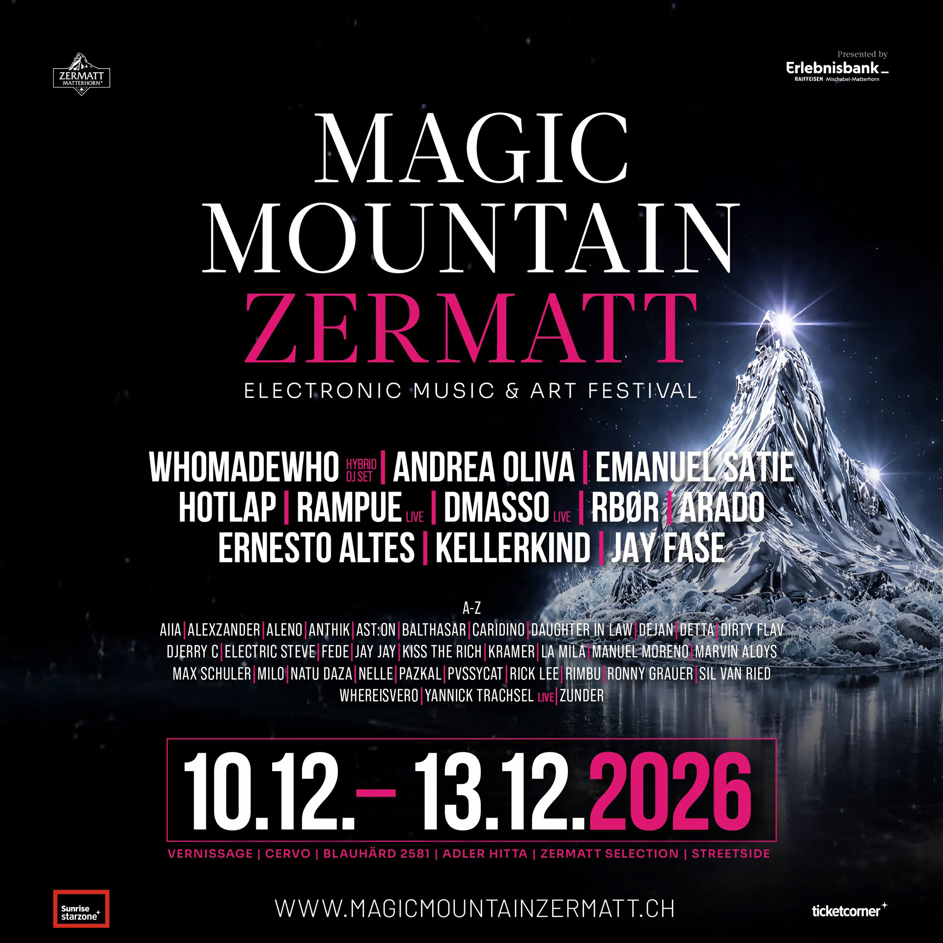 Magic Mountain Zermatt 2026